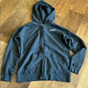 Abercrombie Kids Charcoal Zip-Up Hoodie